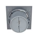 Вытяжной сверхмощный вентилятор ММ-Р 07 металл прямой 169 м³/час с обратным клапаном металл