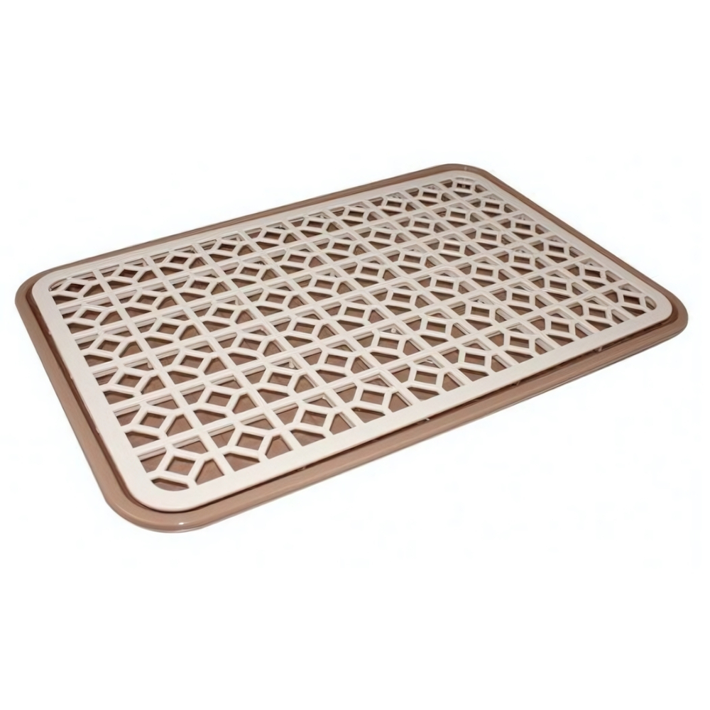 Поднос с решеткой для сушки слоновая кость