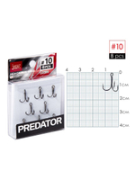 Крючки-тройники Lucky John PREDATOR серии LJH234 размер 002/0 (упк.5шт.)