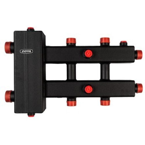 Разделитель гидравлический с коллектором горизонтальный, 3 контура, до 70 кВт