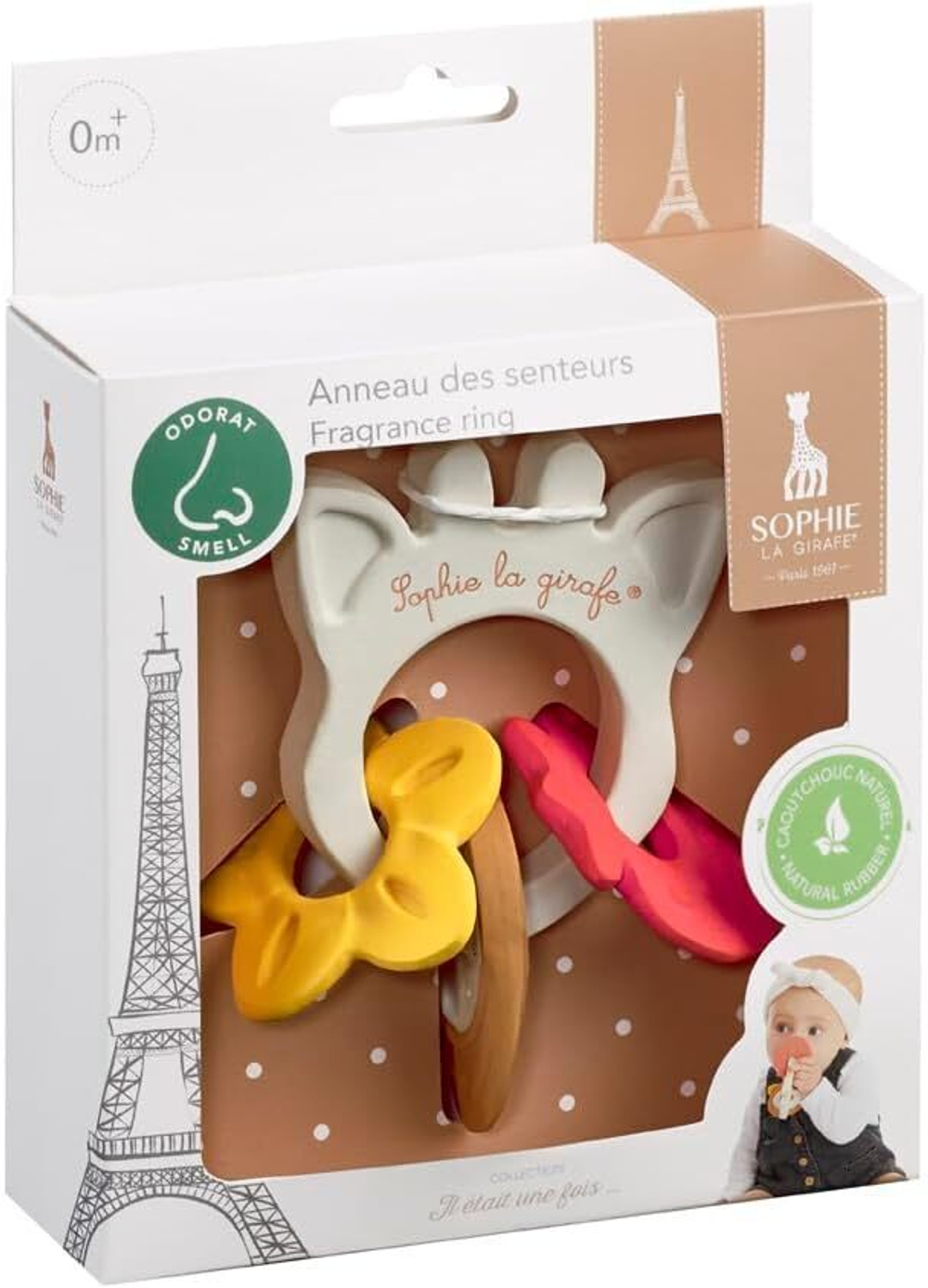 Прорезыватель Жираф Софи ring of scents 010505