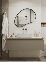 Подставка для ванных принадлежностей slim, светло-серая, большая