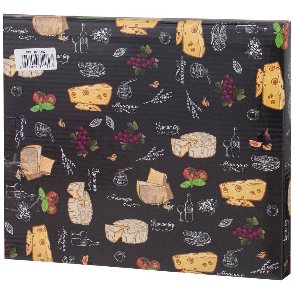 Сырорезка "Секретные ингредиенты" черная