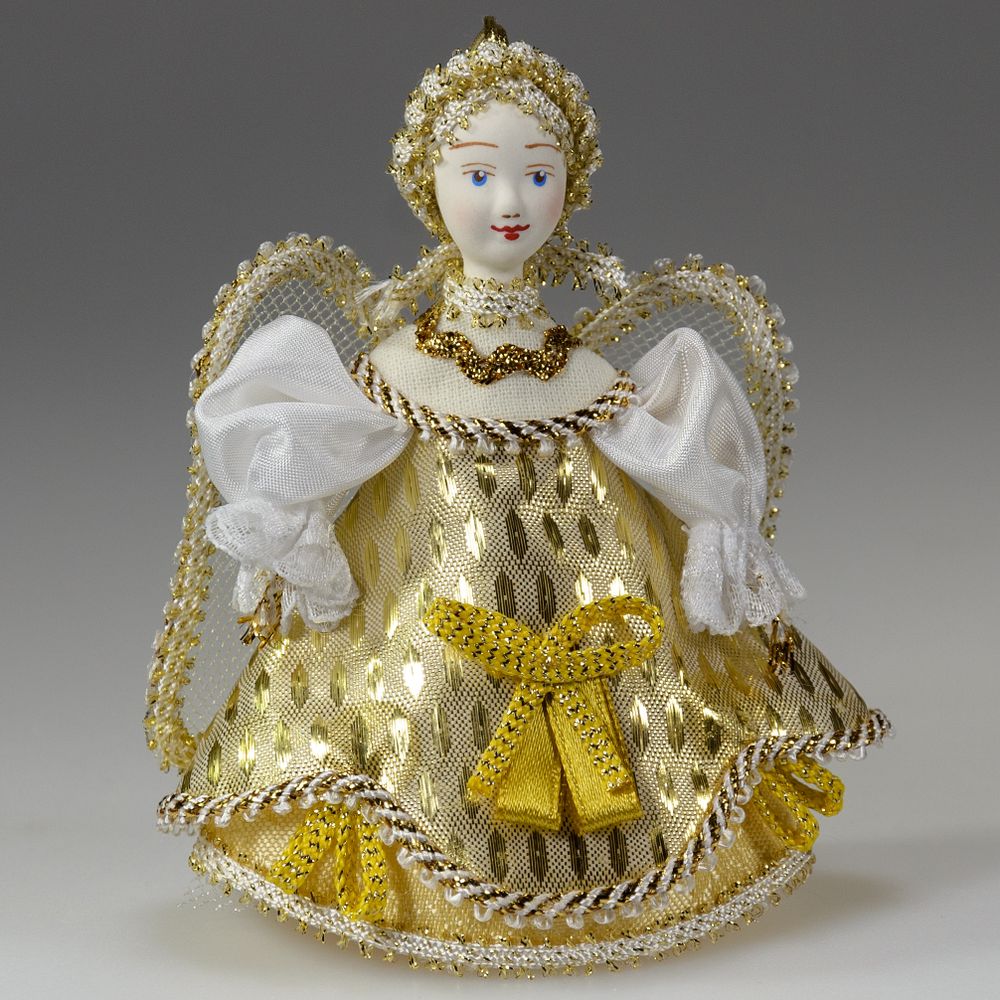 Малая подвесная игрушка Ангел с кружевными крыльями