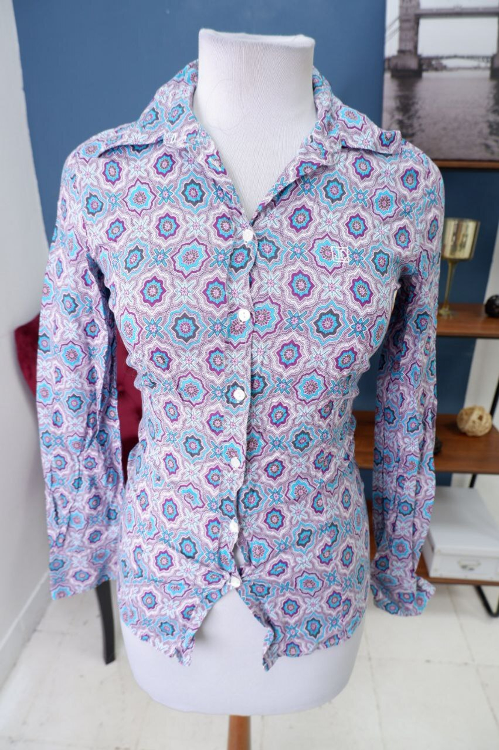 Блузка Jette с принтом 42 размер