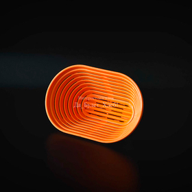 Овальная пластиковая корзина, 20х13 см, до 350 г теста