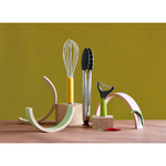 Щипцы кухонные smartchef, 33,5 см, серо-бордовые