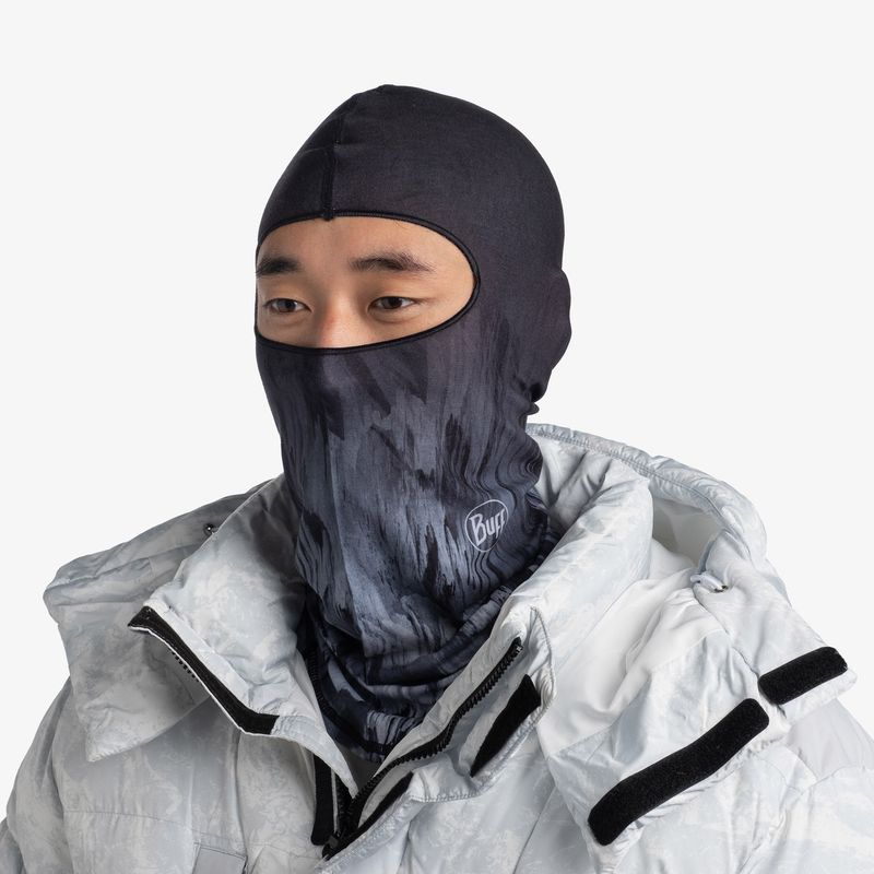 Тонкая балаклава Buff Balaclava Microfiber Blaise Graphite Фото 2