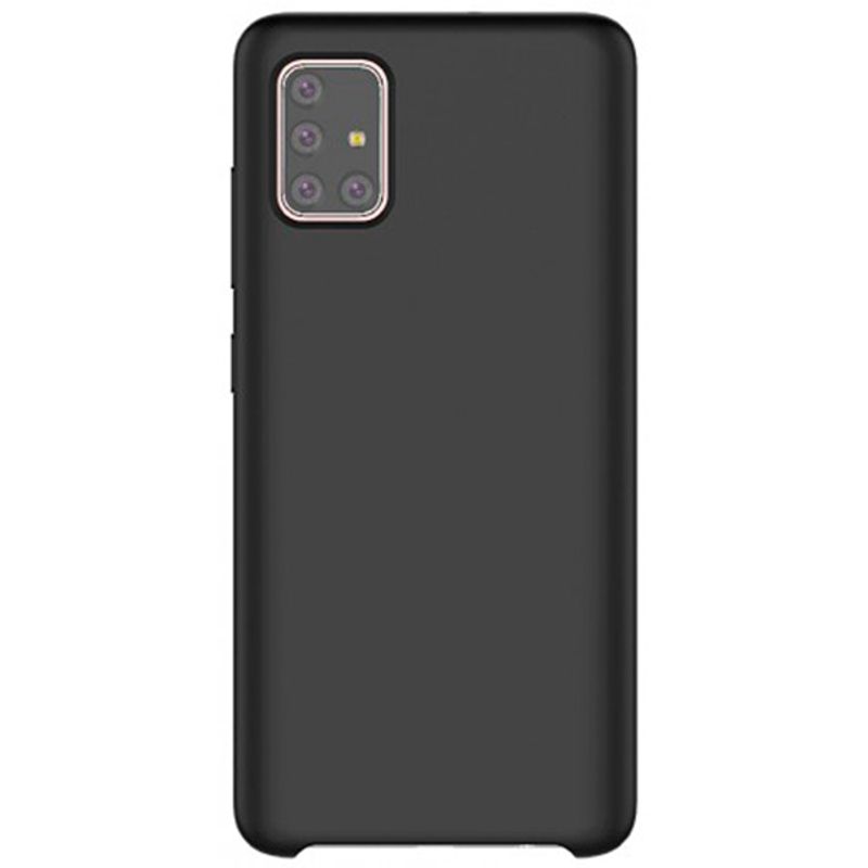 Чехол Накладка Черный Силикон A51