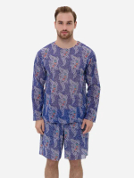 Футболка мужская плотная "Крокодил Лиловый"