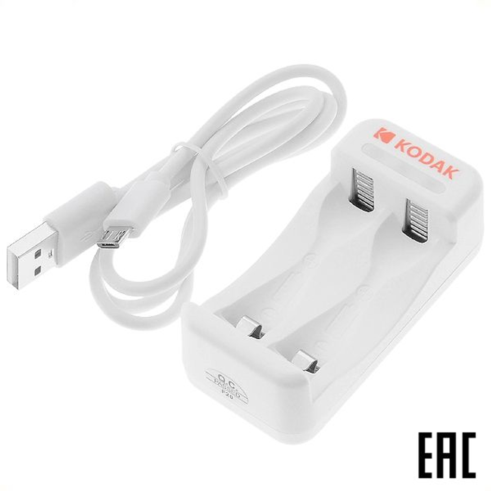 Универсальное зарядное устройство Kodak C8001B AA/AAA 2 слота+USB