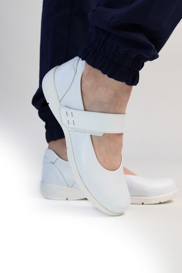 1102 Женские балетки (Белый)