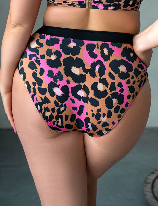 Плавки Kris Line Kenya слипы High Waist (леопард)