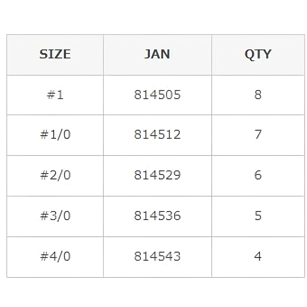 Крючок Decoy офсетный Worm 13S Rock Fish Limited #1/0 (в упаковке 7 штук)