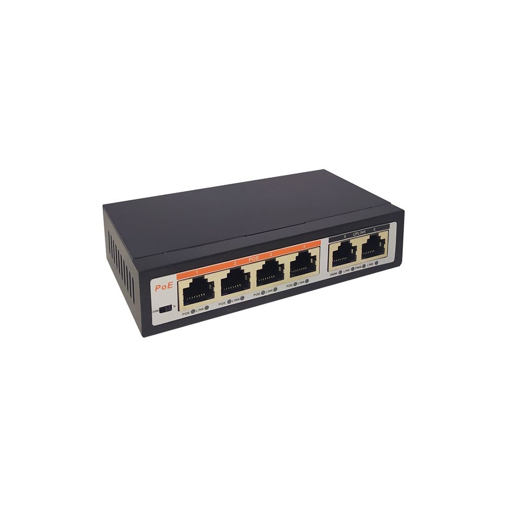 TI-204P PoE коммутатор True IP