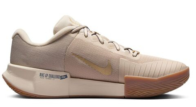 Мужские кроссовки теннисные Nike Zoom GP Challenge Pro Premium - Бежевый, небесный, Золотой