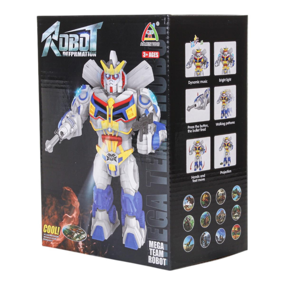 Робот на батарейках, коробка 987-1