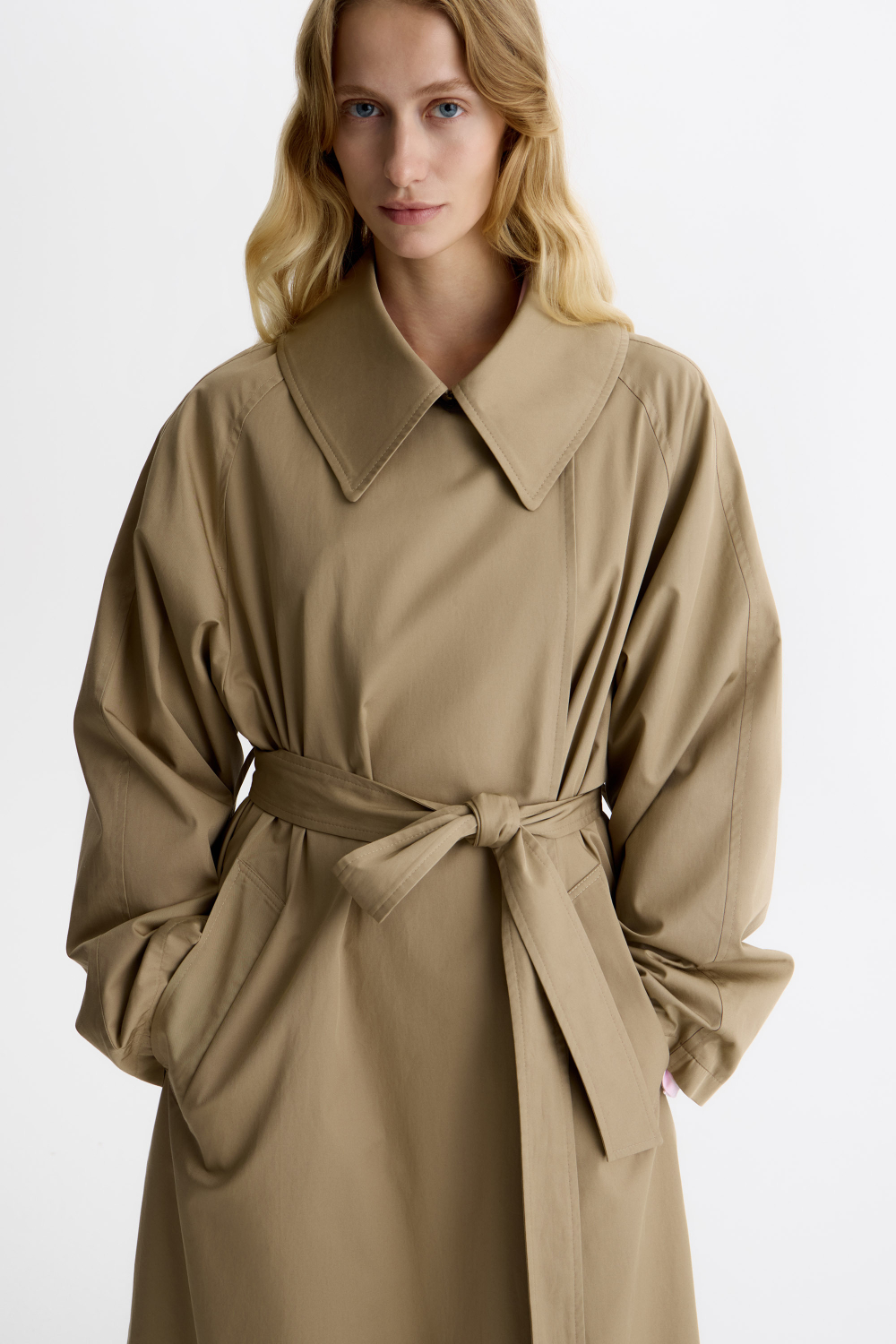 Тренч «Наполеон» хлопковый удлиненный