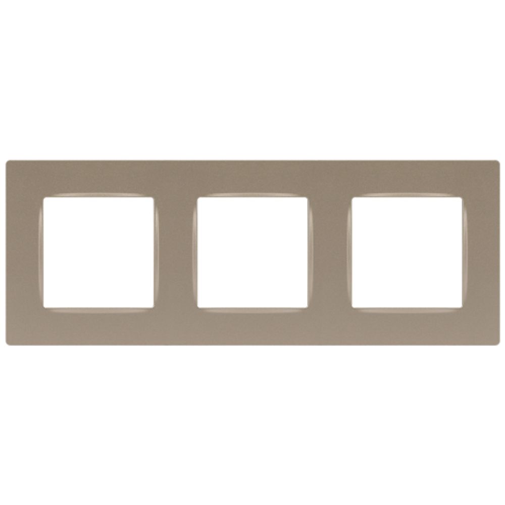 Рамка для розеток и выключателей ЭРА Серия 12 12-5203-04 на 3 поста, Классик, шампань