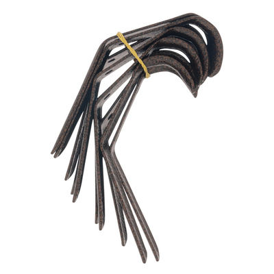 Крючок-вешалка №4, антик медь, 10 шт, (Металлист)