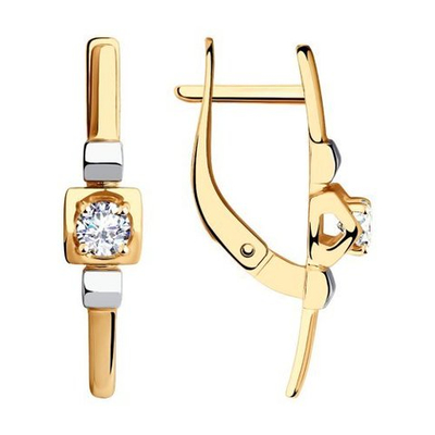 Серьги Au 585 (028617)