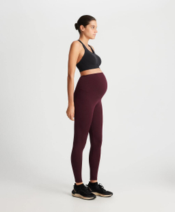 OYSHO Удобные легинсы для будущих мам, бордовый