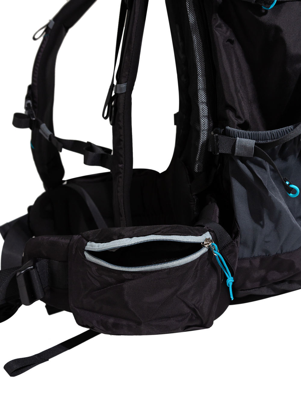 Рюкзак туристический Naturehike, 45л, черный (NH18Y045-Q)