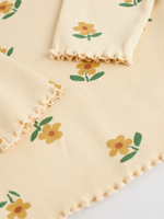 Лонгслив и брюки в комплекте для малышей Next E66-457, Светло-желтый