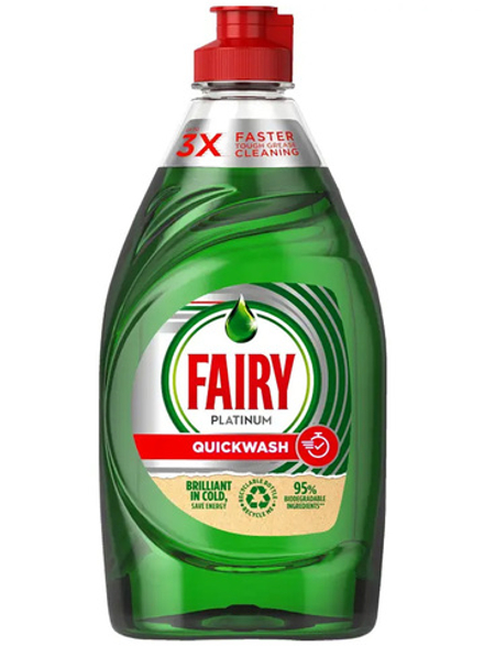Cредство для мытья посуды FAIRY Platinum Quickwash ORIGINAL 350 мл