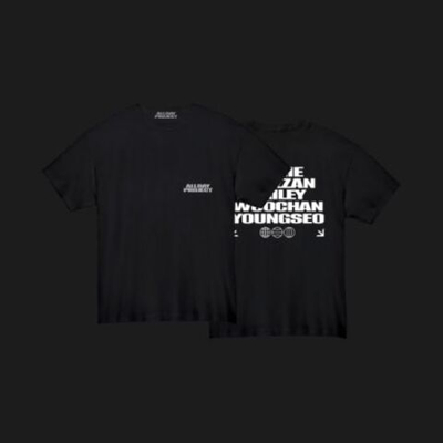 Альбом ALLDAY PROJECT - FAMOUS OFFICIAL MD BLACK MEMBER NAMES T-SHIRT