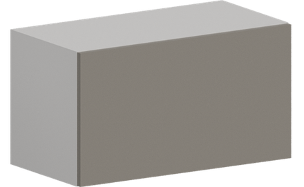 Кухня Модуль ШВГ 650 Белый / Теплый серый