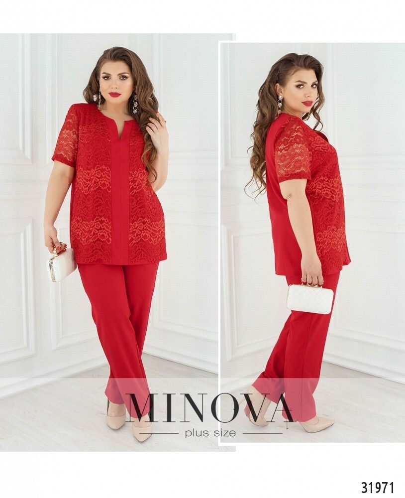 Костюм 353-красный Minova