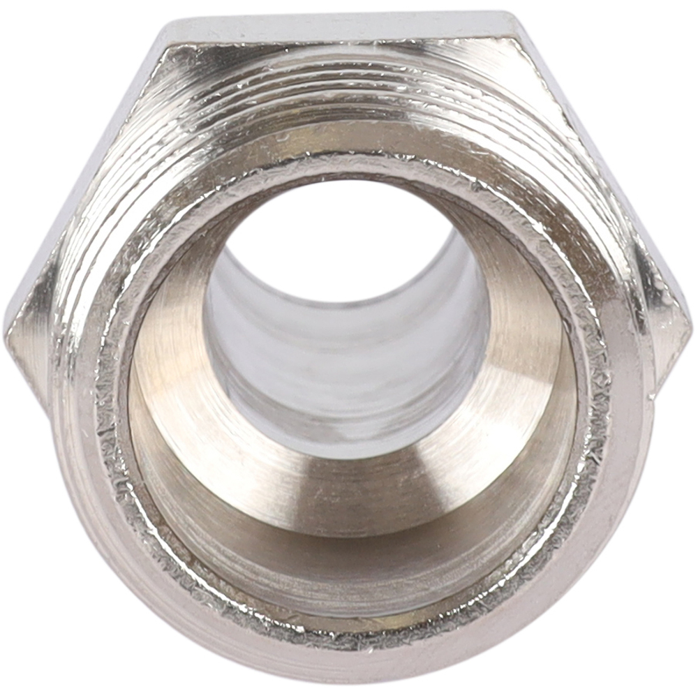 Штуцер STOUT никелированные 1/2"x14 мм НР