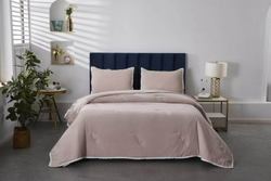 Покрывало 230x250 и 2 наволочки 50х70 Sofi De MarkO Наоми розовое