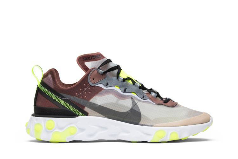Nike React Element 87 Desert Sand Hyper Sneakers