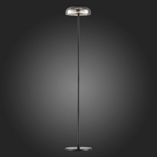 SL6002.405.01 Торшер ST-Luce Черный/Дымчатый LED 1*7W 4000K LAZIO