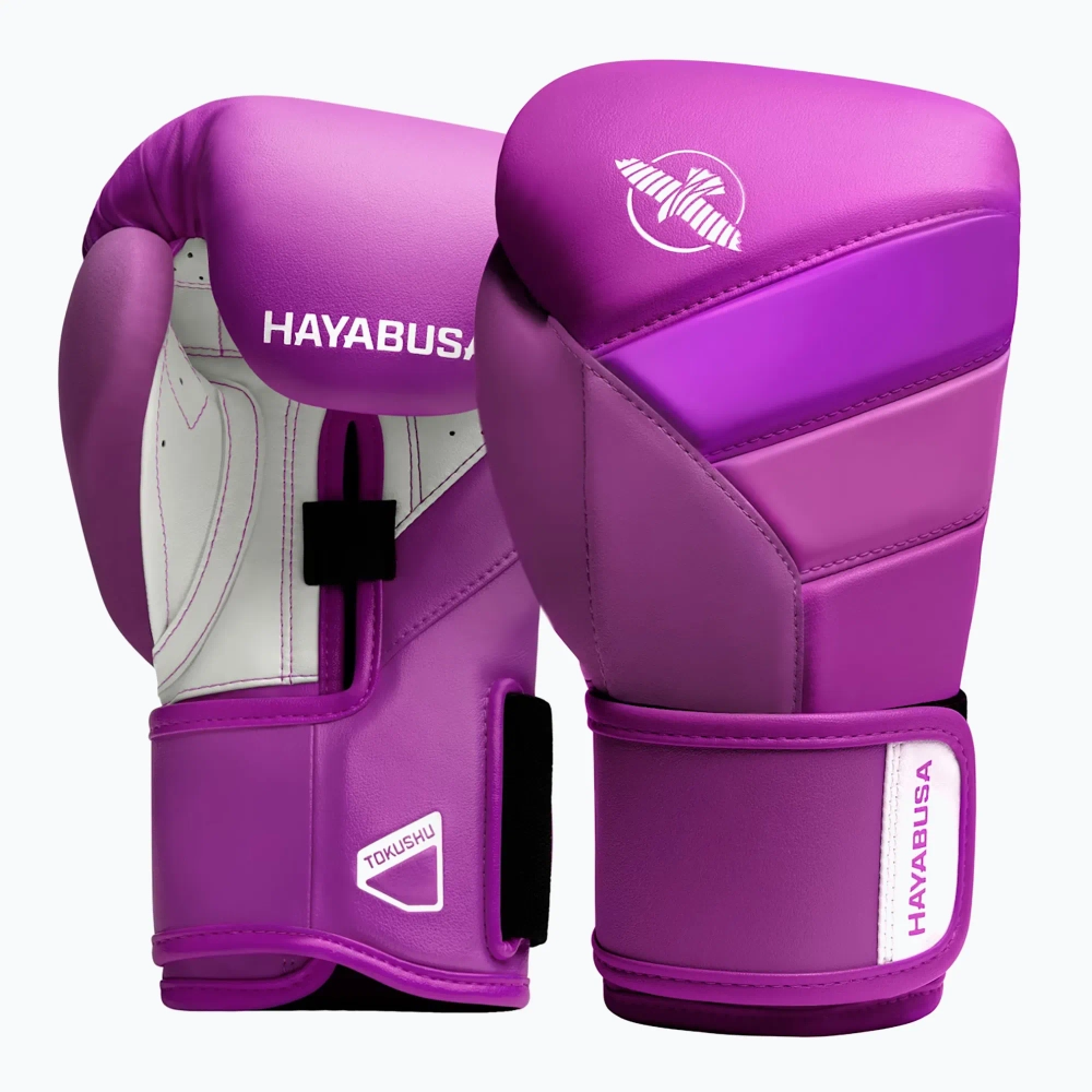 Боксёрские перчатки Hayabusa T3 Neon neon purple
