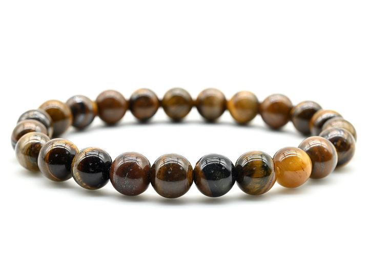 Браслет Тигровый глаз шар 8 мм