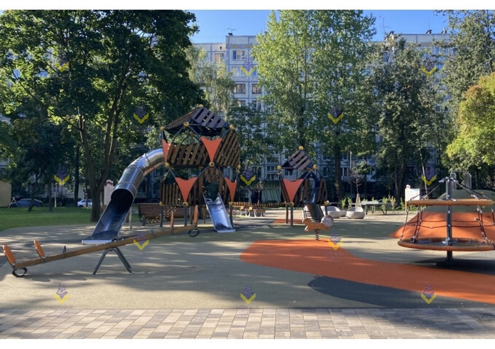 Спортивно-игровой комплекс «Молекула 5+3»