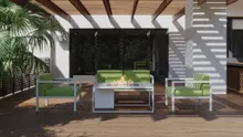 Газовый стол-камин Лаки, Kaminex