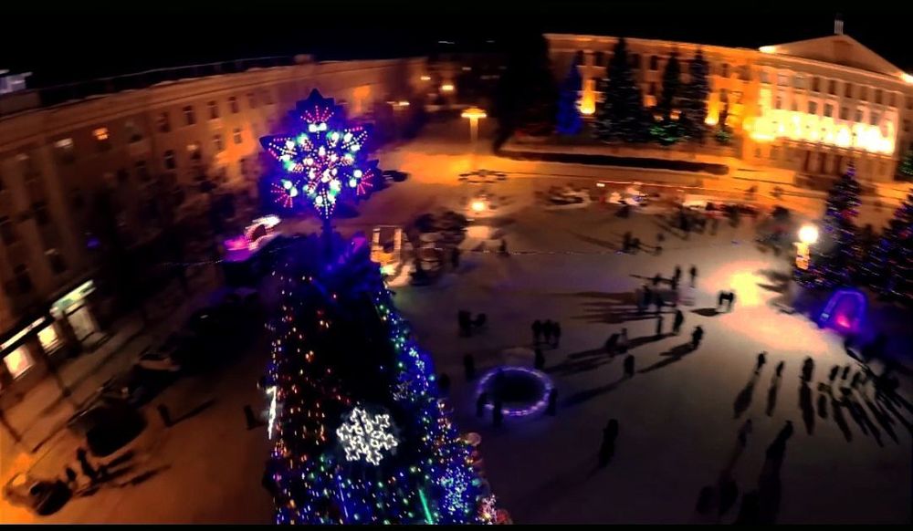 светодиодная макушка на елку "Северная Корона"