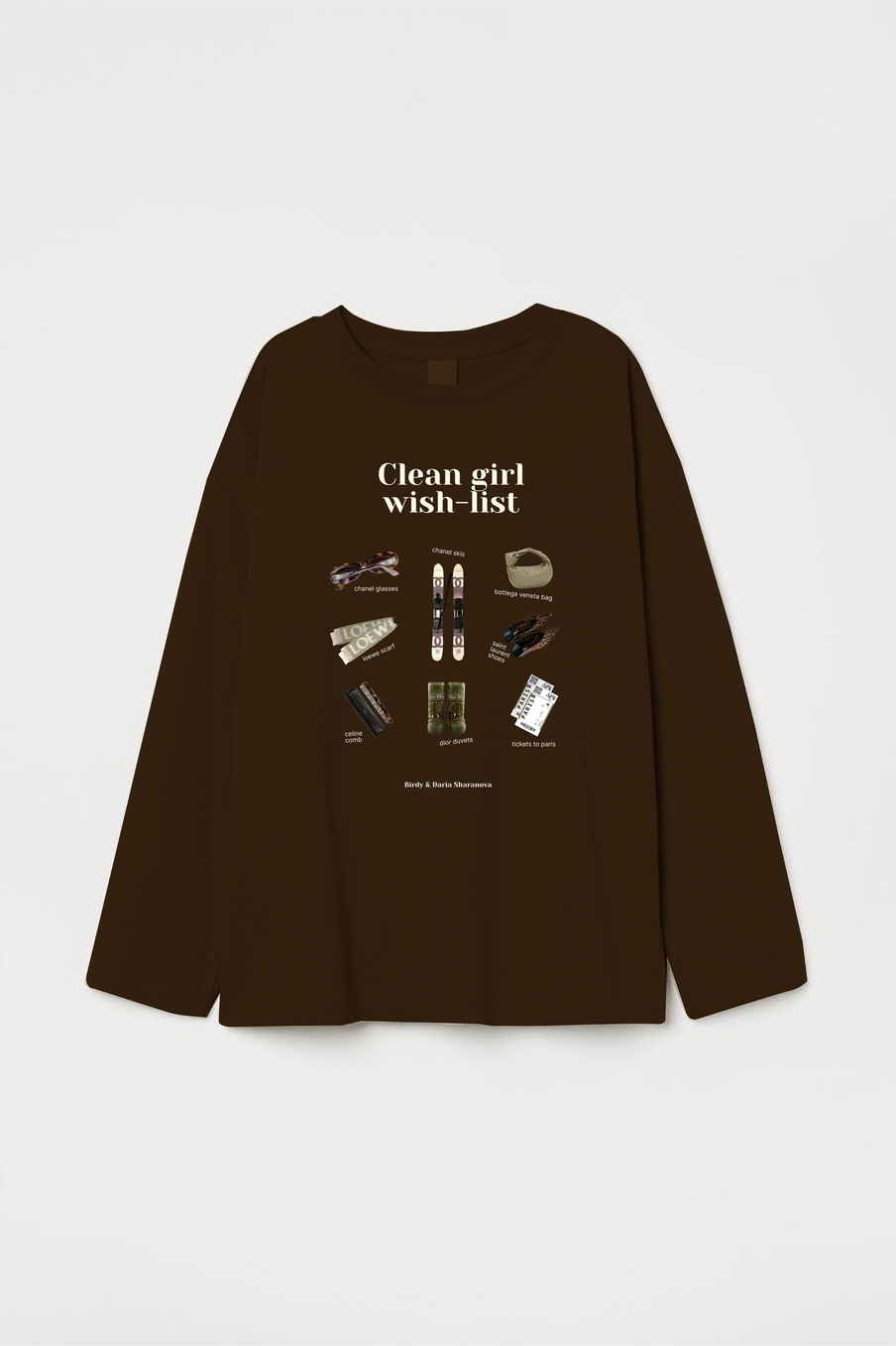 Лонг CLEAN GIRL | шоколад