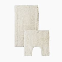 LUNA (крем) Набор ков. для ванной комнаты 60х100 и 50х50