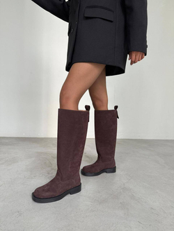 Сапоги-"трубы" женские