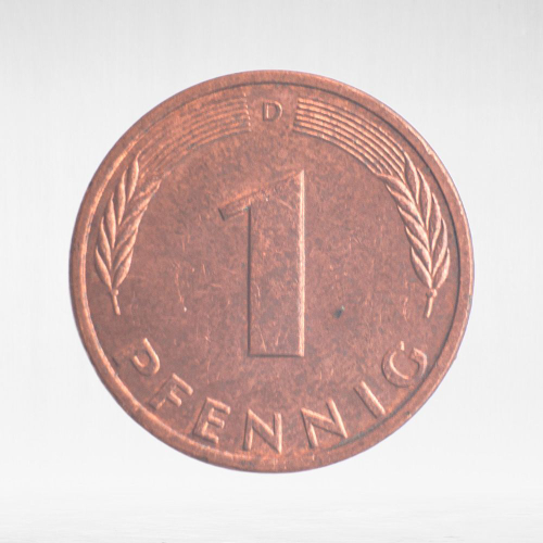 Germany, 1 Pfennig, 1995, (Munich Mint - "D"), VF