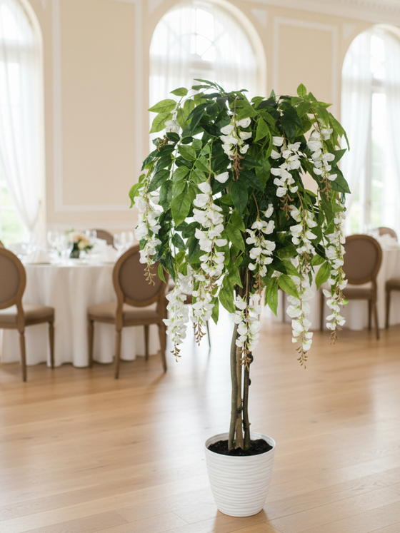 Искусственная Акация 150см в кашпо