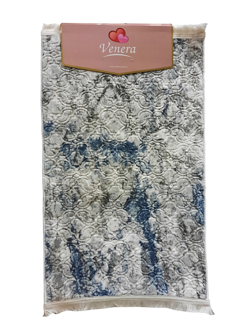 Набор ковриков для ванной и туалета, 60x100/50x60 см, цвет Серо-Синий