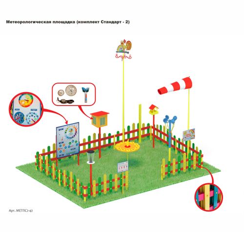 Метеорологическая площадка (комплект Стандарт - 2)