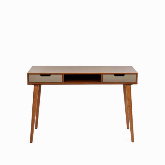 Письменный стол Dion 120х55 см, шпон ореха