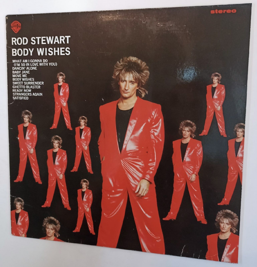 Винтажная виниловая пластинка Rod Stewart Body Wishes (Germany 1983)